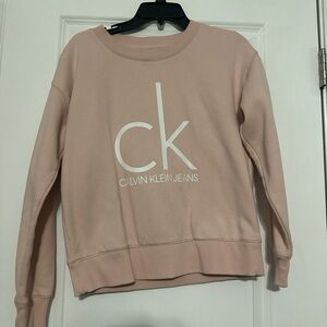 Calvin Klein Women's Blush Crew Neck Sweater